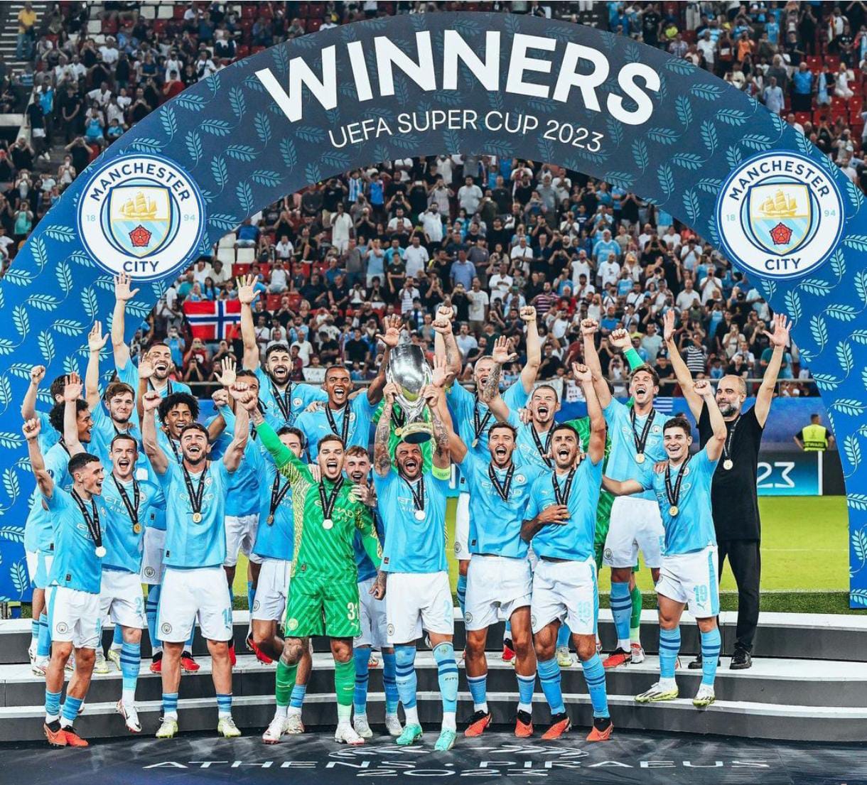 Manchester City se corona campeón de la Supercopa de Europa al vencer en penales a Sevilla